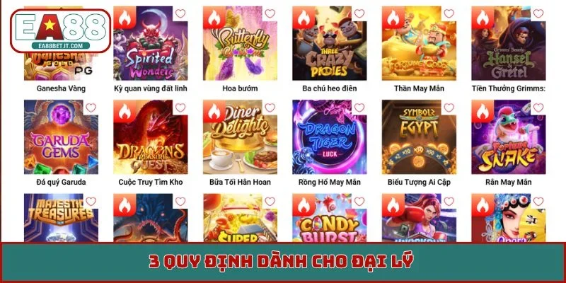 3 quy định dành cho đại lý