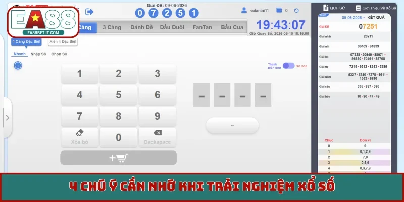 4 chú ý cần nhớ khi trải nghiệm xổ số