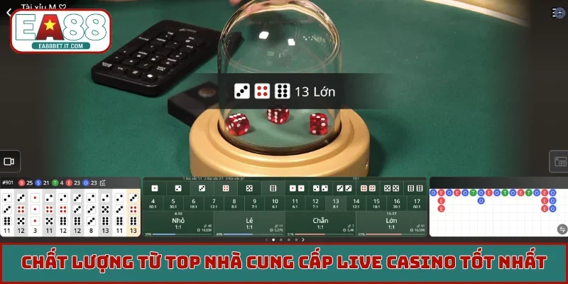 Chất lượng từ top nhà cung cấp Live Casino tốt nhất